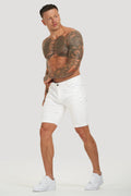 THE LORENZO SHORTS - WHITE - PURECLO