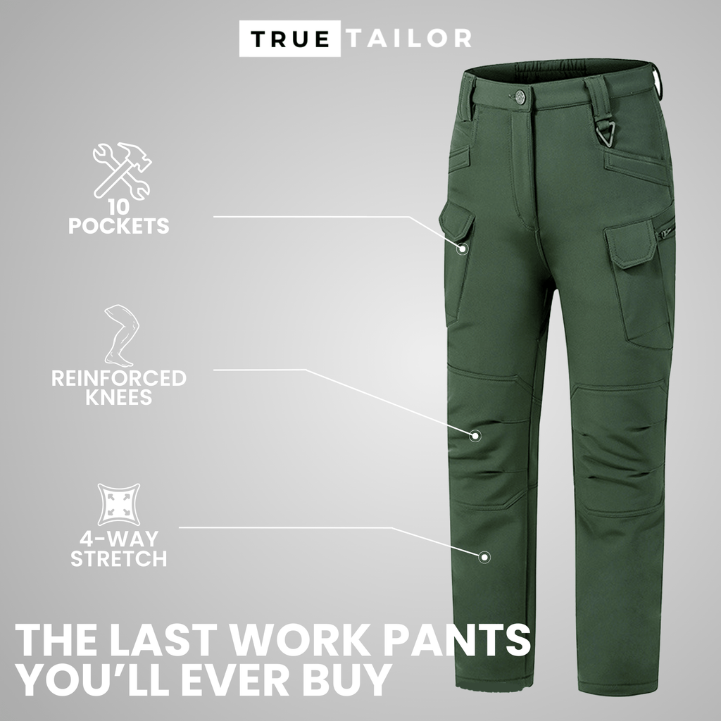 Womens Fleece Lined Waterproof Utility Trousers
