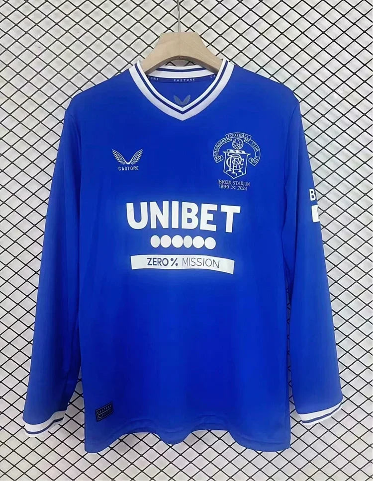 2024 Rangers 125th Anniversary Long Sleeve Jersey
