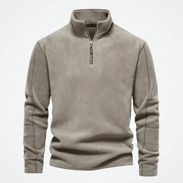 Men's Hoodie with High Collar Tromsø - Pure - PURECLO