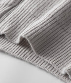 100% Merino Wool ZIPPED CARDIGAN
