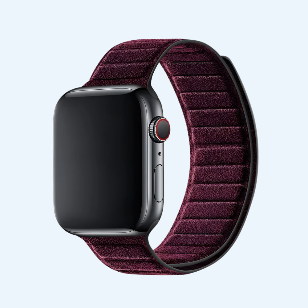 Alcantara Band Sport - Apple Watch - Wine