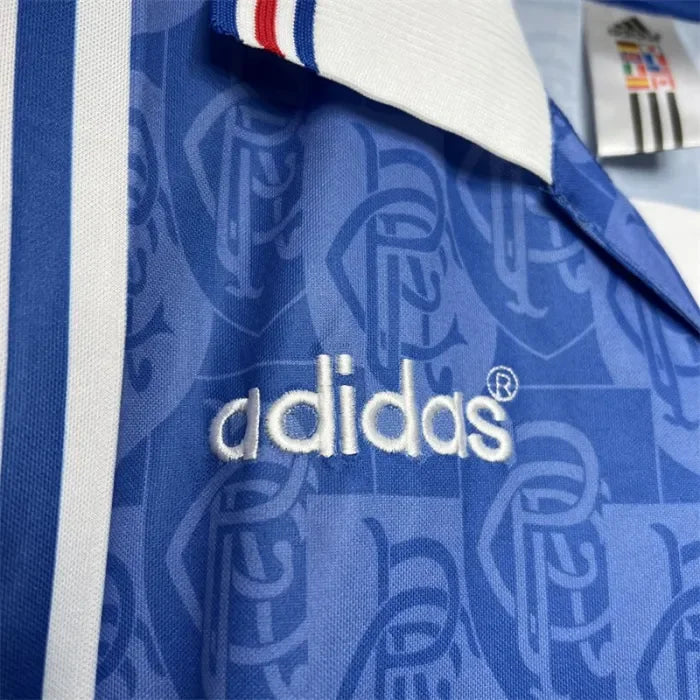 Retro Rangers Home Kit 1996 1997 Football Jersey - PURECLO