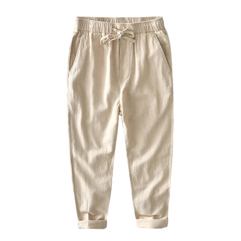 Men's Linen Trousers Filo - Pure