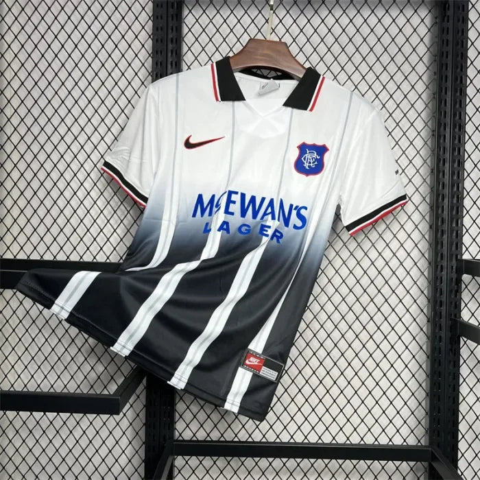 Retro Rangers Away Kit 1997 1999 Football Jersey - PURECLO