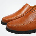 Men's Leather Moccasin Pisa - Pure - PURECLO