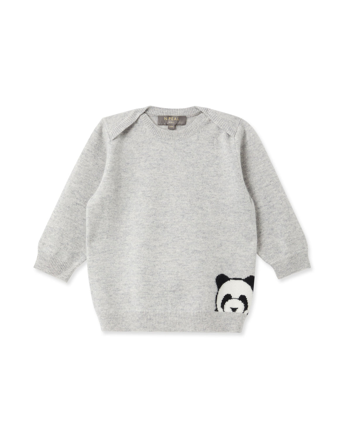 Panda Cashmere Jumper Fumo Grey