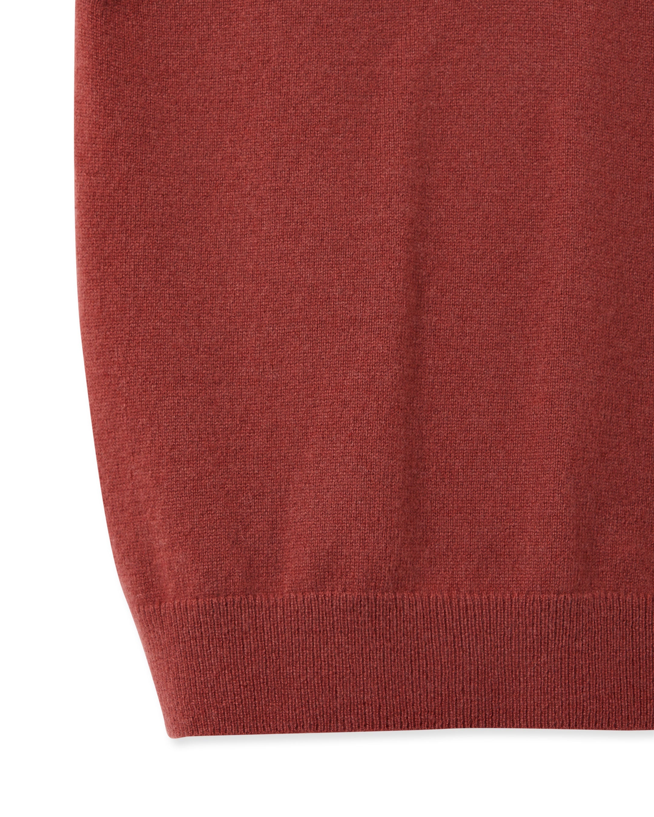 N.Peal Boys Cashmere Slipover Brick Red