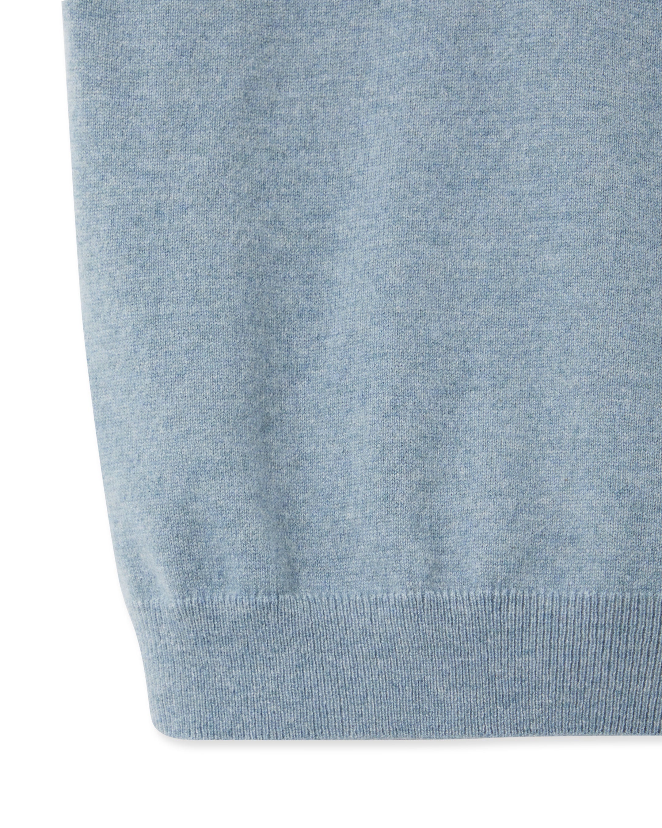 N.Peal Boys Cashmere Slipover Heather Blue