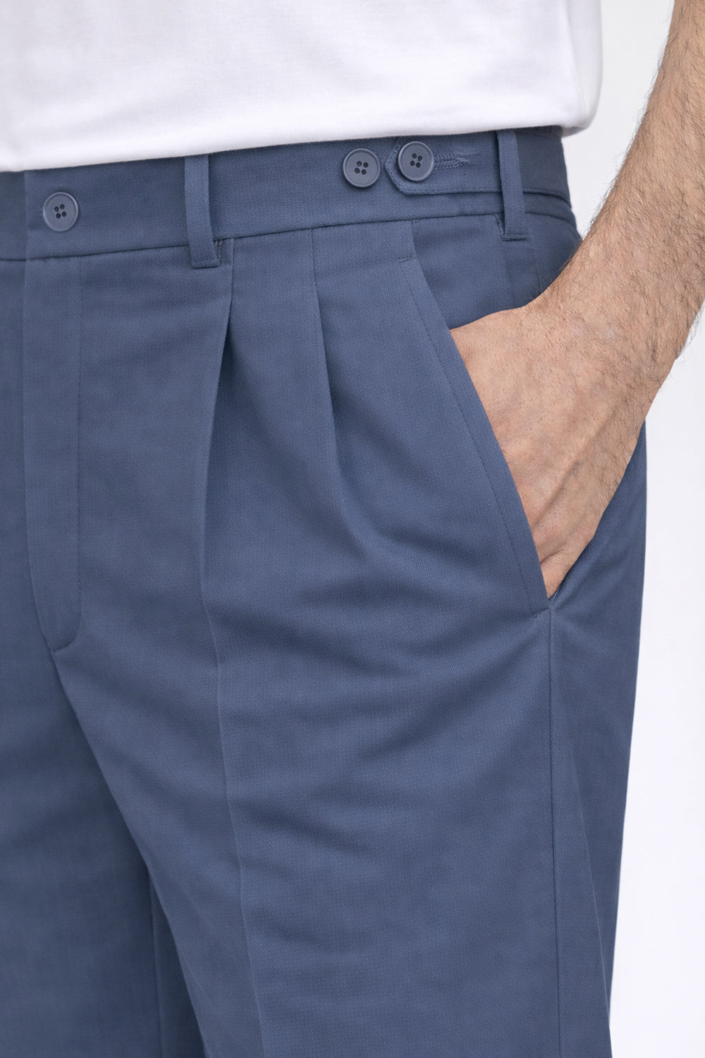 IVAR® Silver Adjustable pleated pants