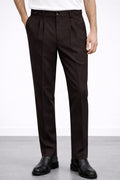 IVAR® Walnut Brown Adjustable pleated pants