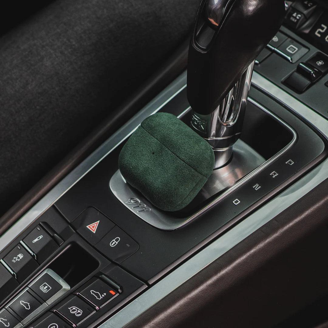 Alcantara Case - AirPods - Midnight Green
