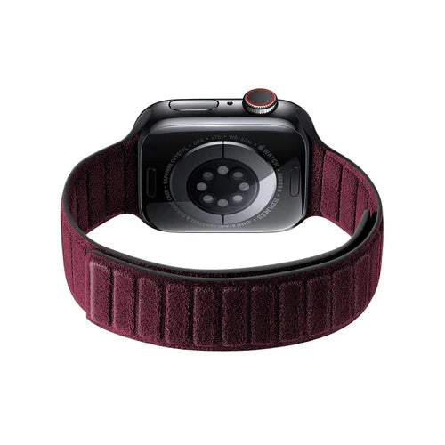 Alcantara Band Sport - Apple Watch - Wine