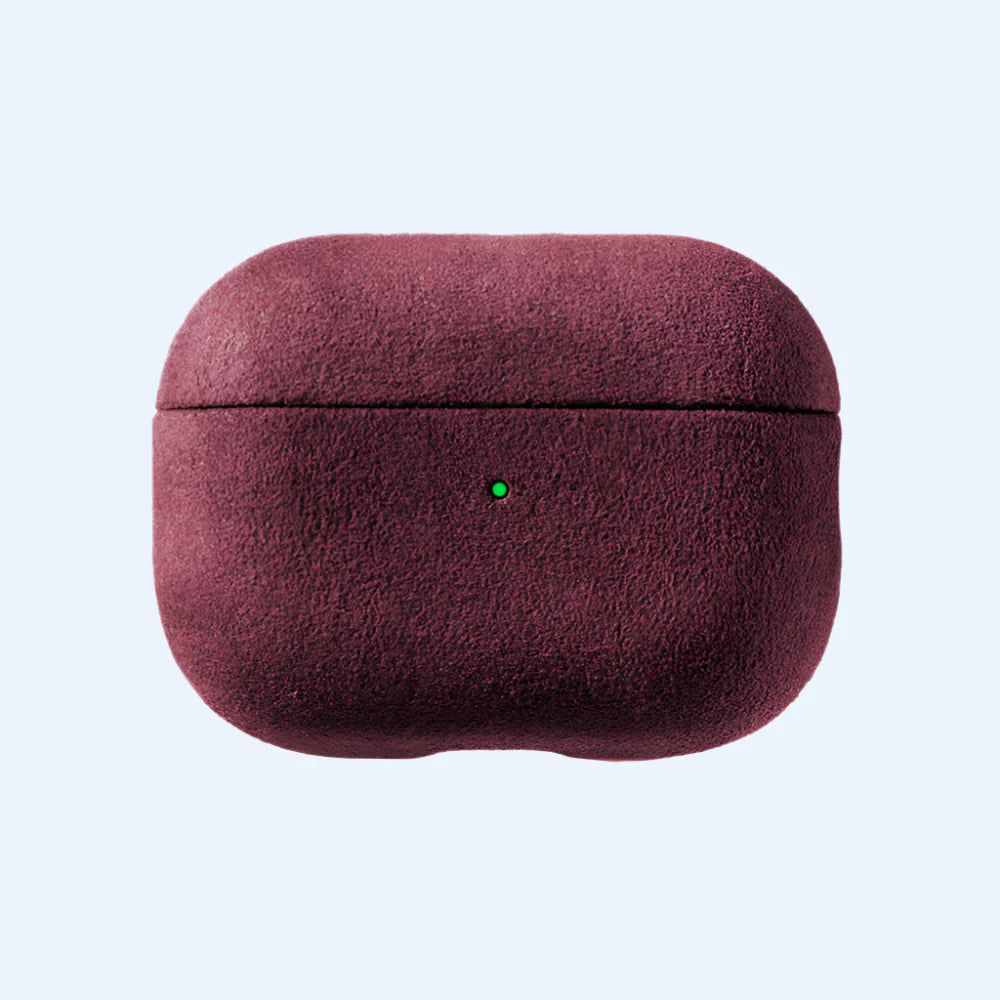 Alcantara Case - AirPods - Wine