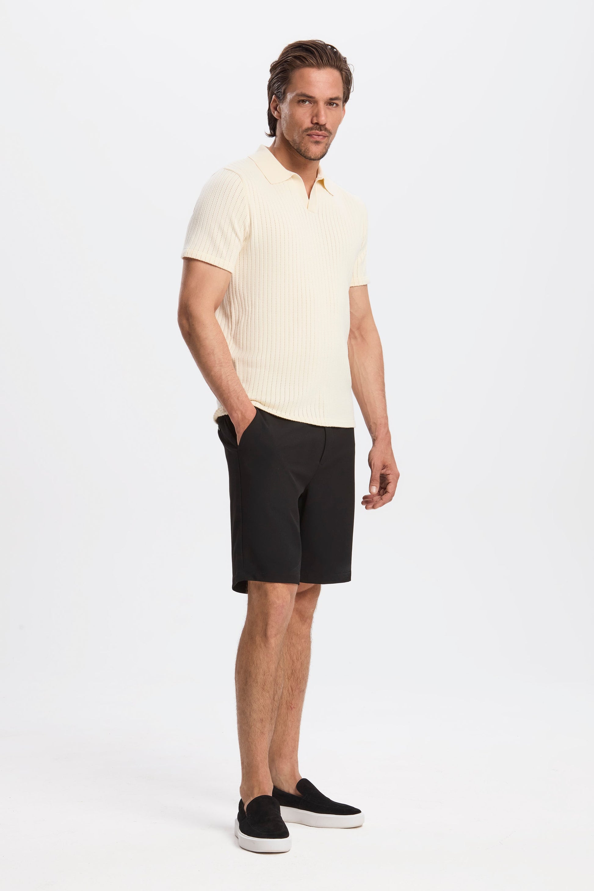 THE ALONSO SHORT SLEEVE POLO - PURECLO