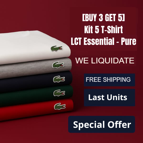 [BUY 3 GET 5] Kit 5 T-Shirt LCT Essential - Pure