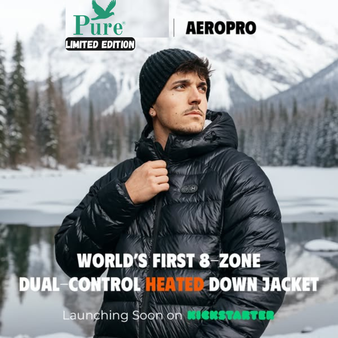 PureClo™ | PowerWarm Heated Puffer Jacket – Stay Warm Anywhere