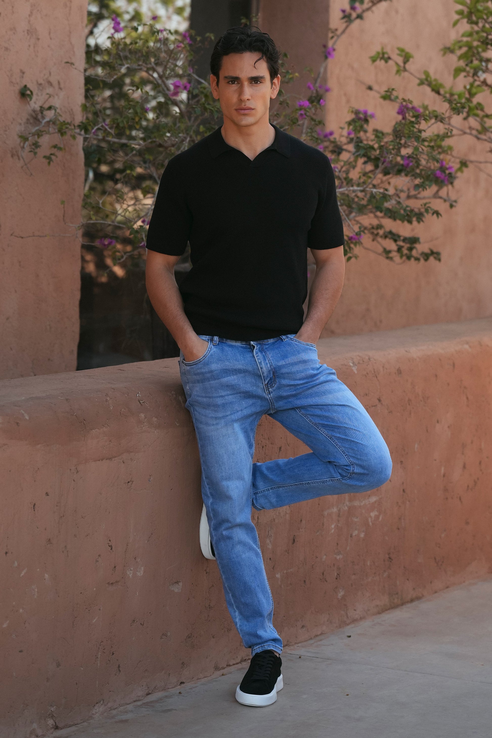 THE CAPRI SHORT SLEEVE POLO - PURECLO