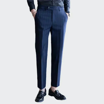 Pinstripe Suit Trousers for Men - Pure - PURECLO