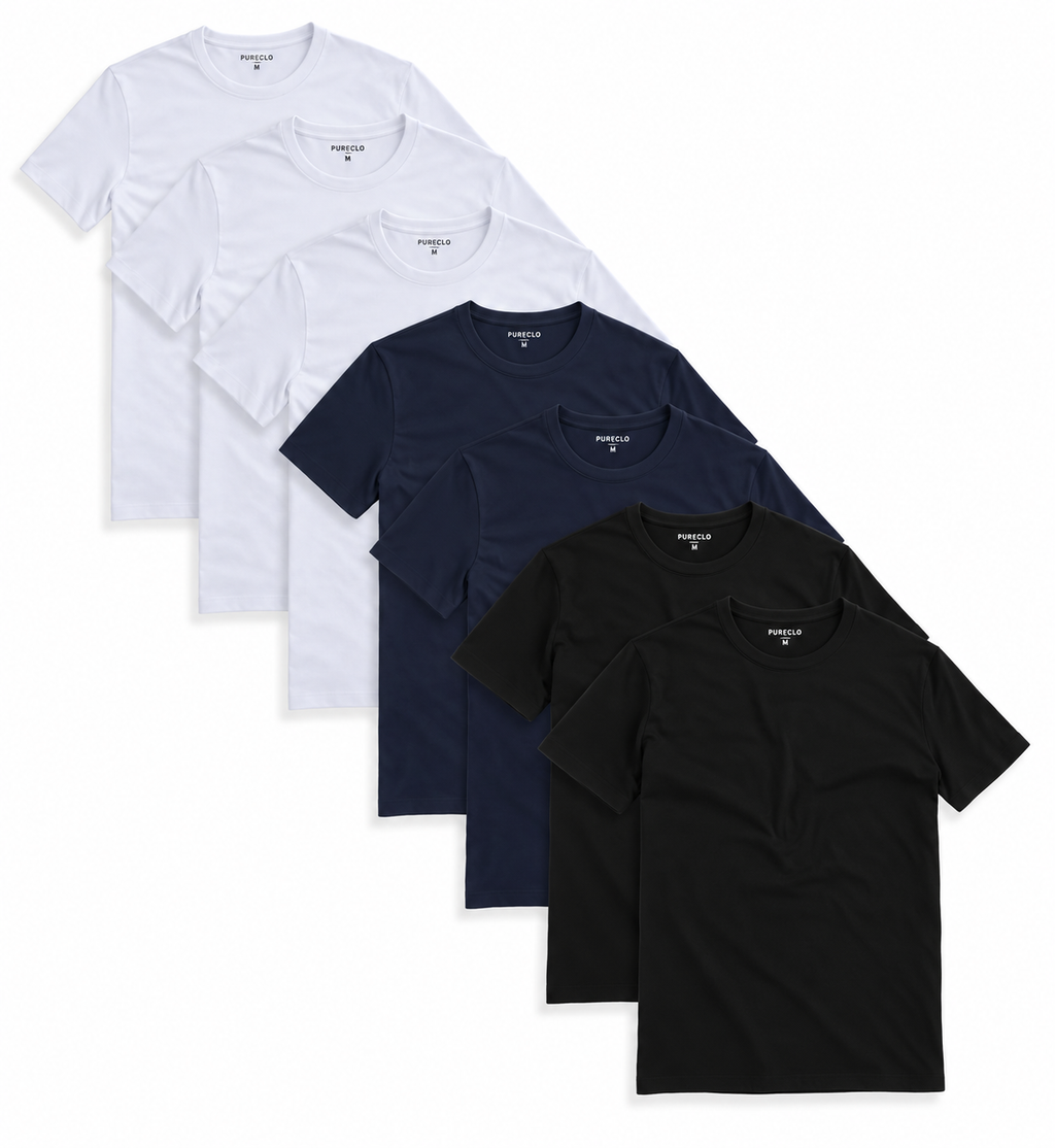 [BUY 3 GET 6] Kit 5 T-Shirt Pima Cotton | Pure™ Premium Edition PURECLO