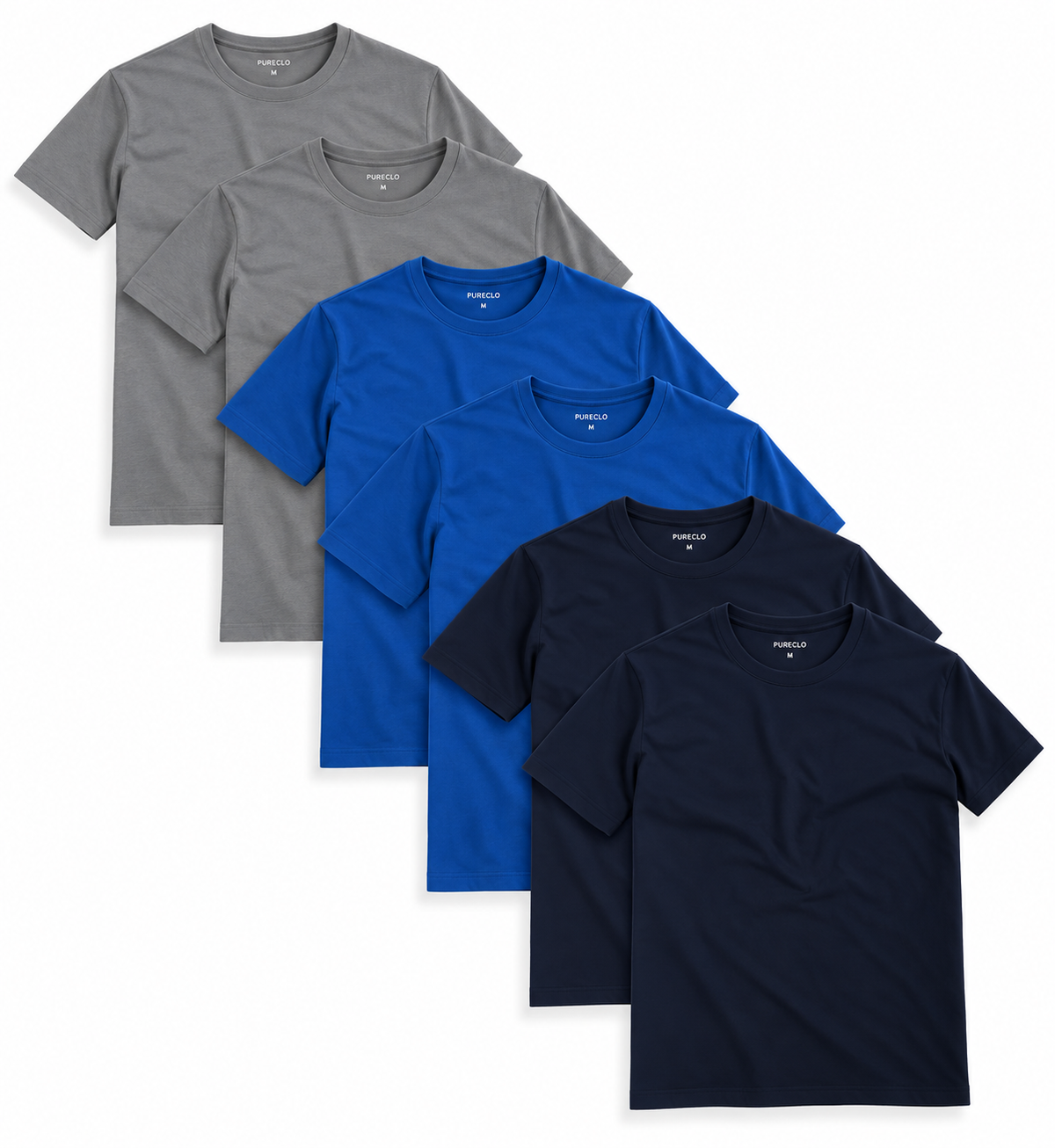 [BUY 3 GET 6] Kit 5 T-Shirt Pima Cotton | Pure™ Premium Edition PURECLO