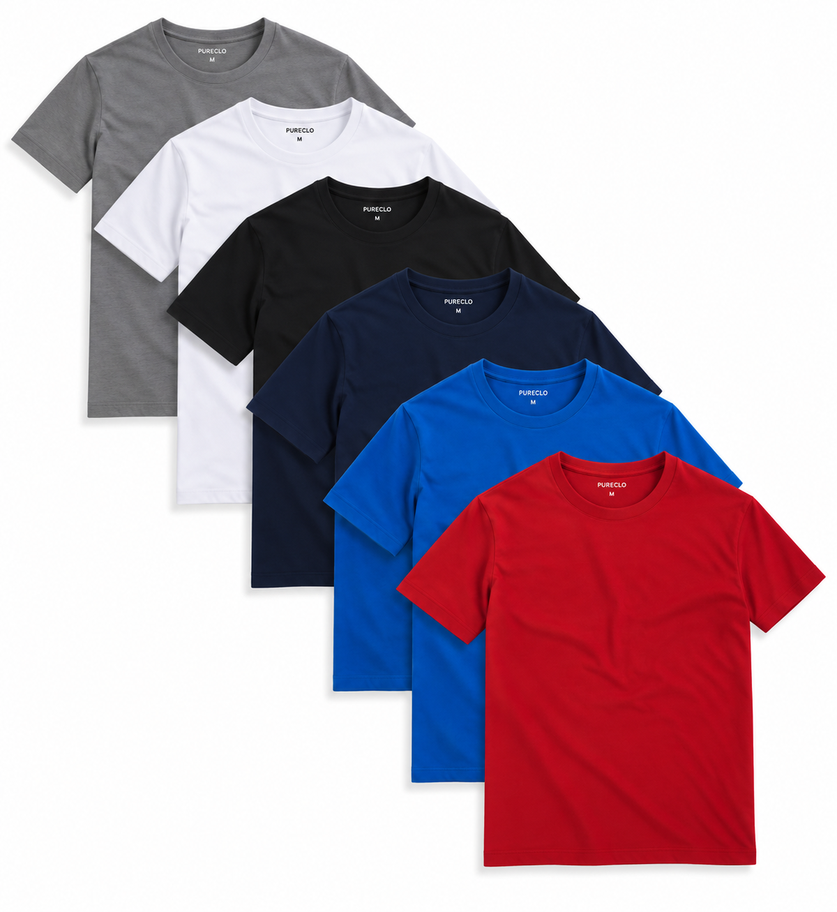 [BUY 3 GET 6] Kit 5 T-Shirt Pima Cotton | Pure™ Premium Edition PURECLO