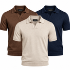 [BUY 2 GET 3] Essential Polo Tricot Pure 3-Pack | Silky-Soft Pima Cotton Blazee