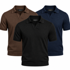 [BUY 2 GET 3] Essential Polo Tricot Pure 3-Pack | Silky-Soft Pima Cotton Blazee