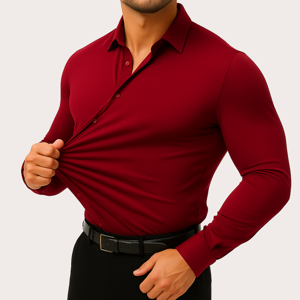 Camisa de Vestir Elástica