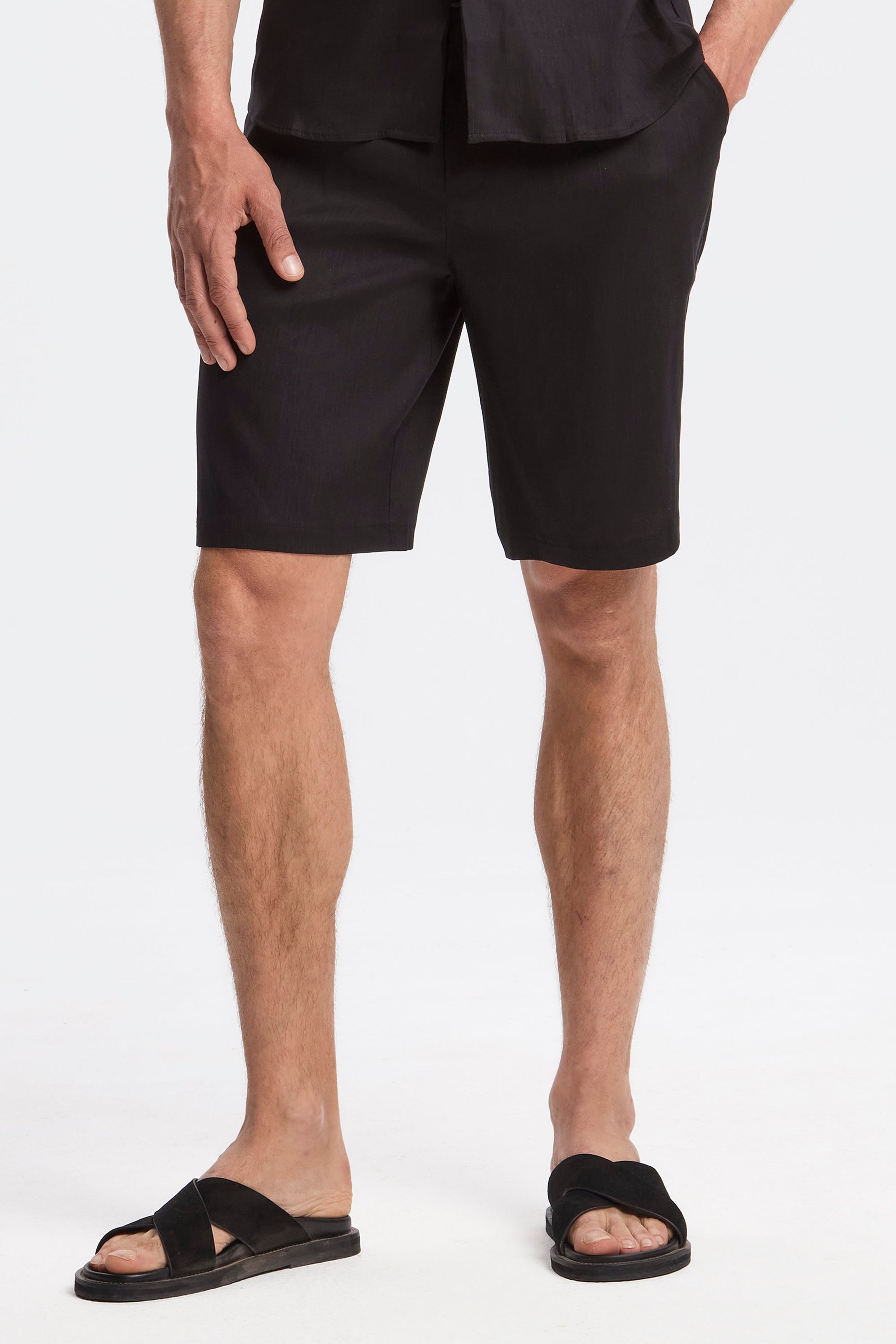 THE LINEN SHORTS - PURECLO