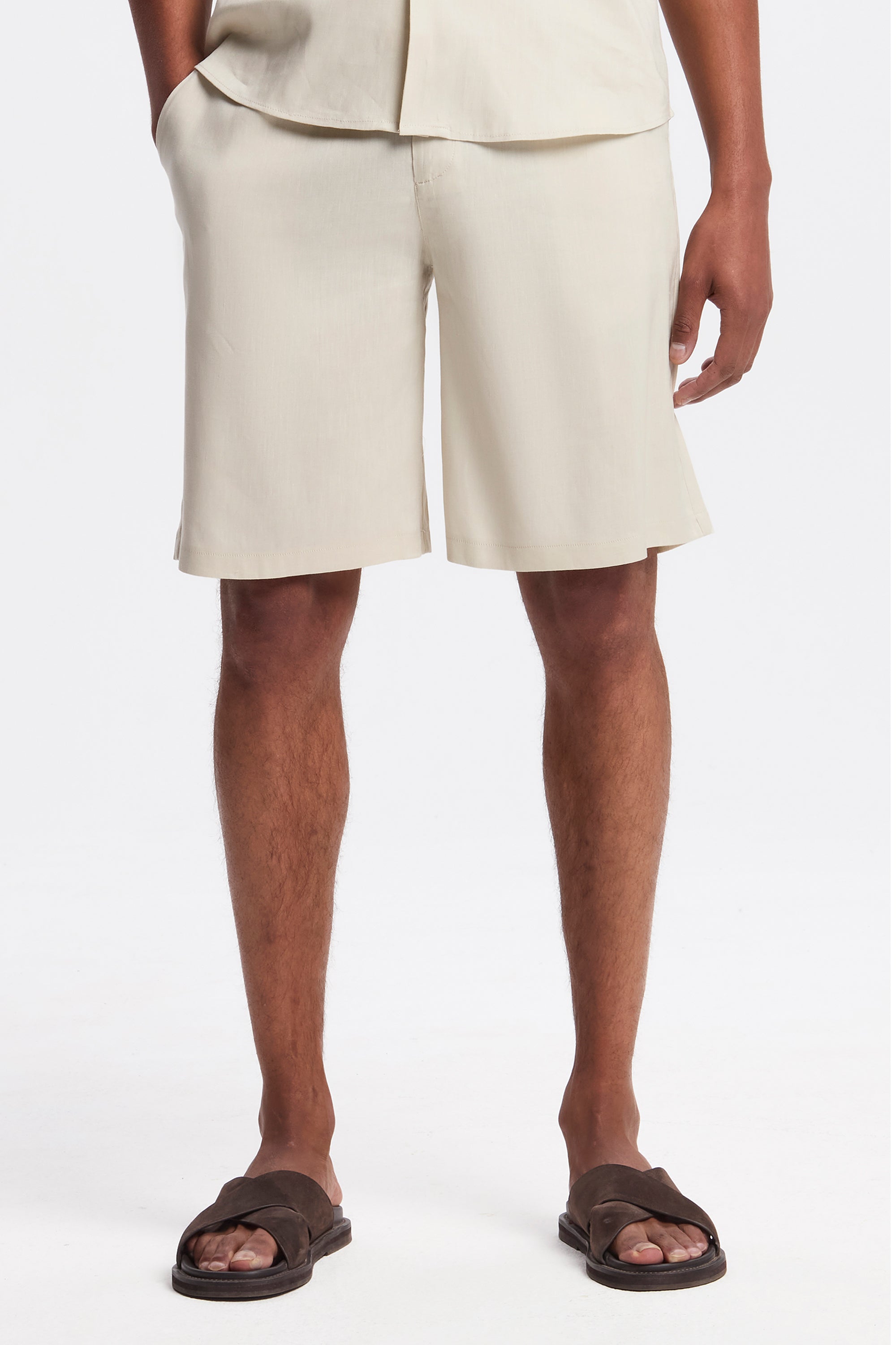THE LINEN SHORTS - PURECLO