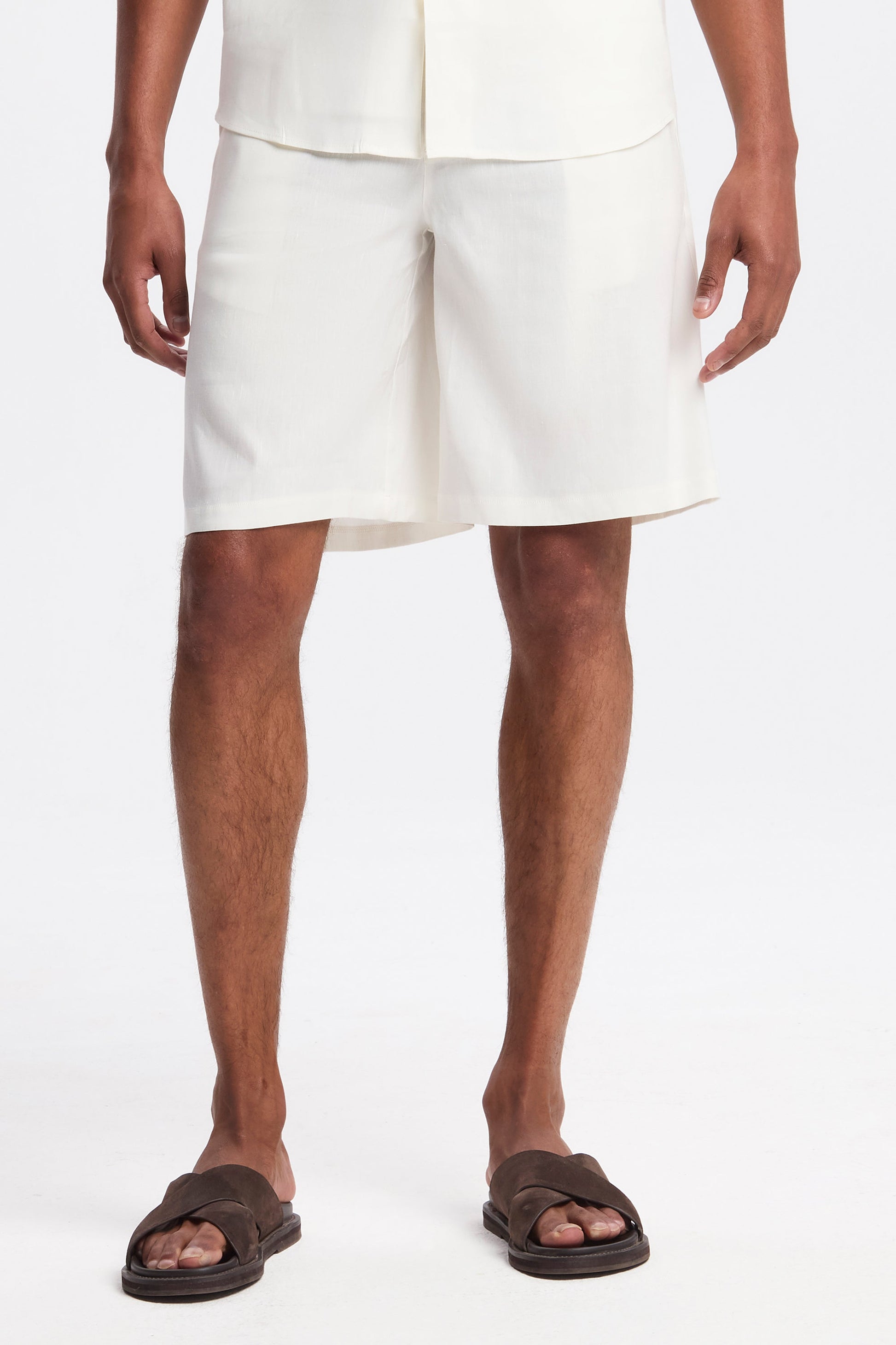 THE LINEN SHORTS - PURECLO