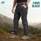 FlexCamo - Men's 9-Pocket Straight Fit Tactical Waterproof Pants