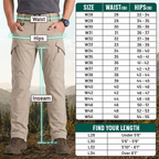 FlexCamo - Men's 9-Pocket Straight Fit Tactical Waterproof Pants
