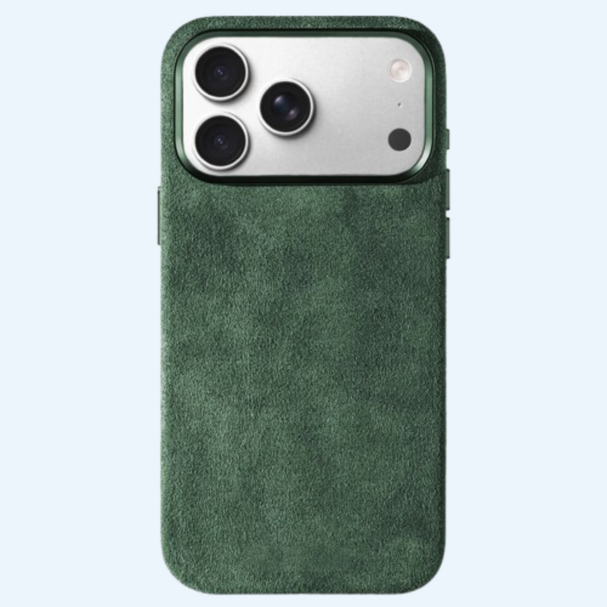 Alcantara Case - Midnight Green