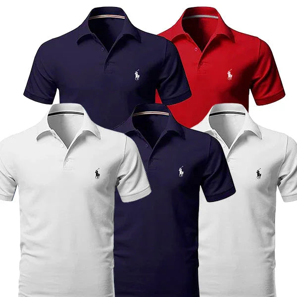 [BUY 3 GET 5] Kit 5 Polo R&L Essential - Pure - PURECLO