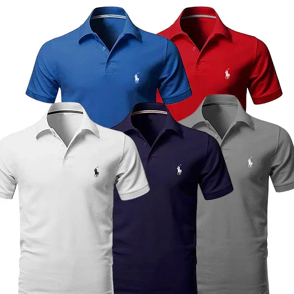 [BUY 3 GET 5] Kit 5 Polo R&L Essential - Pure - PURECLO