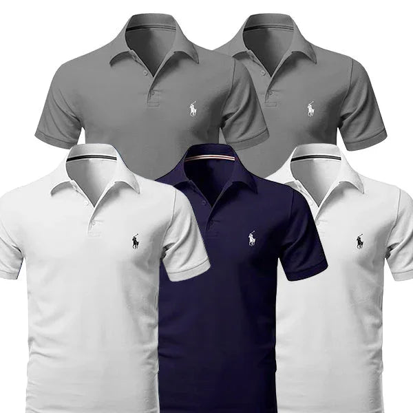 [BUY 3 GET 5] Kit 5 Polo R&L Essential - Pure - PURECLO