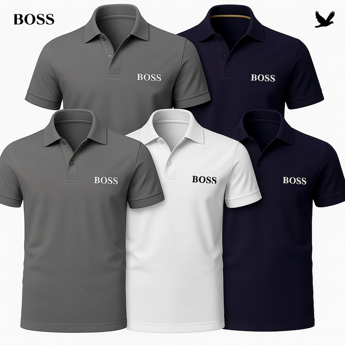 [BUY 3, GET 5] Kit 5 Polo Bss Essential - Pure