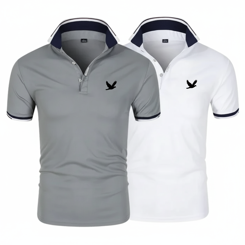 PureClo™ | 2-Pack Essential Polo Shirts [BUY 1, GET 2]