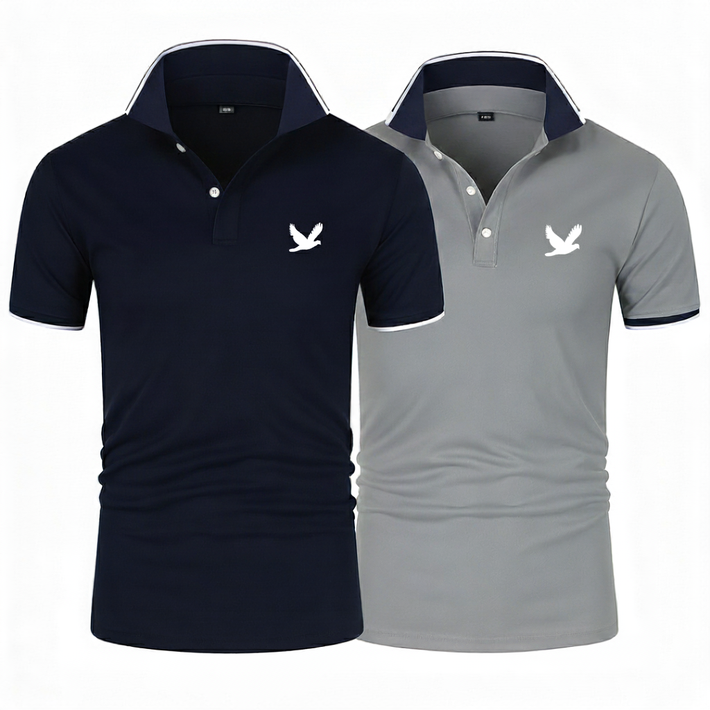 PureClo™ | 2-Pack Essential Polo Shirts [BUY 1, GET 2]