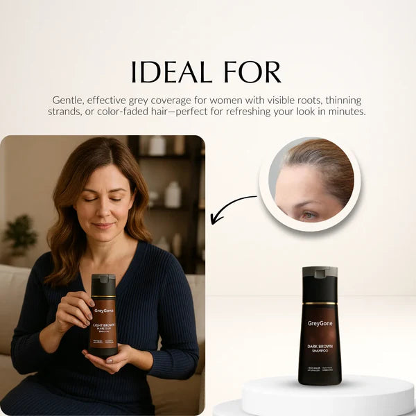 GreyGone™ Instant Hair Dye Shampoo [50% OFF + FREE SHIPPING]