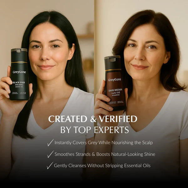 GreyGone™ Instant Hair Dye Shampoo [50% OFF + FREE SHIPPING]