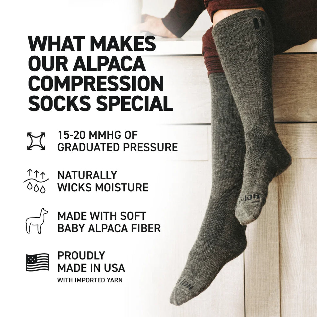 Apaca Compression Socks PureClo™ | Ultra-Soft Alpaca Compression Socks: All-Day Recovery & Zer ...