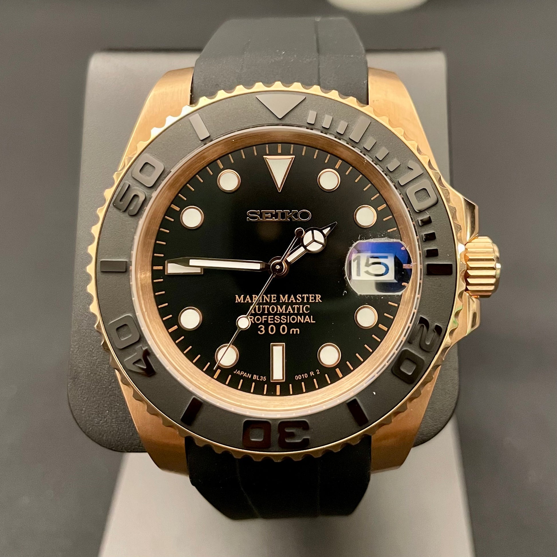 WATCH MOD YACHT | ROSE GOLD BLACK