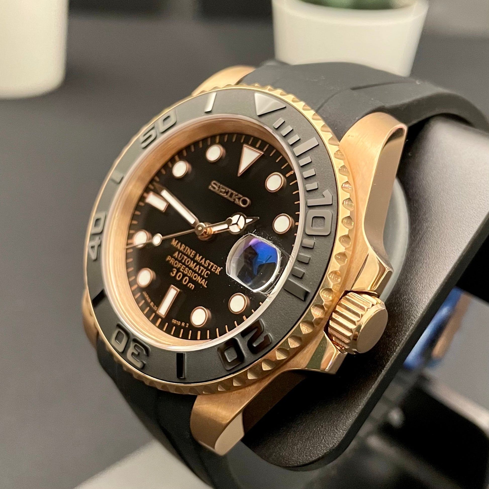 WATCH MOD YACHT | ROSE GOLD BLACK