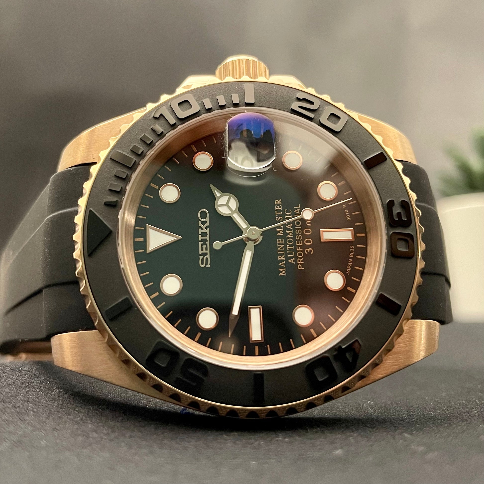 WATCH MOD YACHT | ROSE GOLD BLACK