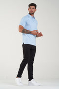 THE MUSCLE BUTTON POLO - PURECLO