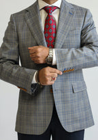 PURE | Signature Glen Plaid Suit – Grey