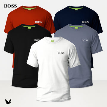 [BUY 3 GET 5] Kit 5 T-Shirt Bss Essential - Pure